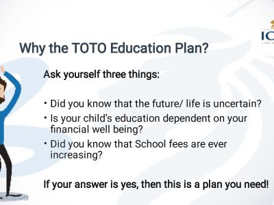 The ICEA TOTO EDUCATION PLAN